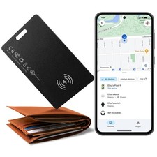 Wallet Tracker Card for Android,Rechargeable Air Tag Wallet Finder, Thin and Lig
