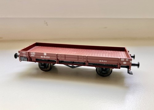 H0 Fleischmann 5702 - Flachwagen „X“ DR Epoche 3 | Condition: Gebraucht