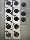 13 Kennedy Half Dollars 2000 2001 2013 2015 2017  P&D +3 MS Uncirculated 🤩
