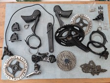 SHIMANO GRX 600/800 11SPD HYDRO GROUPSET VGC + HOPE RX4 BRAKES VGC