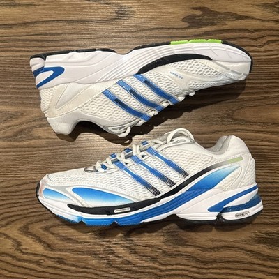Men s Size 10 Adidas Supernova Cushion 7 Shoes White/Blue Rush GY5241 - NEW