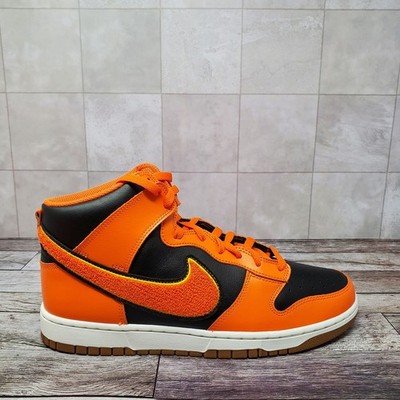 Nike Dunk High Retro University Black Safety Orange DR8805 002