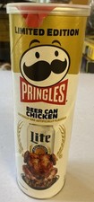 NEW Pringles Limited Edition Beer Can Chicken Potato Chips 5.5oz RARE Exp. 6/26