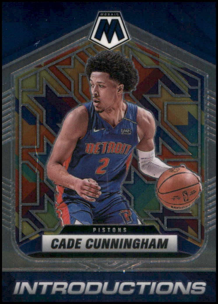 2021-22 Panini Mosaic #3 Cade Cunningham Introductions