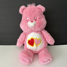 Care Bears Love-a-Lot Bear Classic Plush Backpack Big Size 17 Inch Cute New 2025