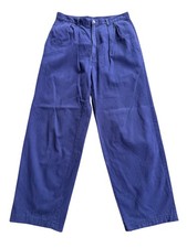 Vintage 1960-70s Vintage French Cotton Workwear Trousers