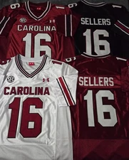 Fast Free Shipping! LaNorris Sellers South Carolina Gamecocks Stitched Jersey 16