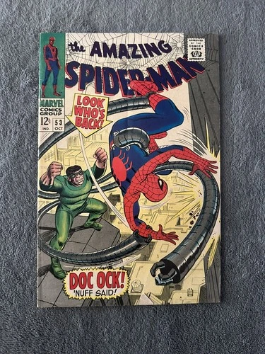 Amazing Spider-Man #53 VG+ 4.5 Doctor Octopus Appearance Key Issue Marvel 1967