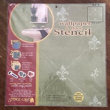 Stencil Ease Fleur De Lis Wall And Floor Stencil. 20X20 Reusable NEW