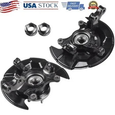 Front Steering Knuckles & Wheel Hub Bearings for 2014-2018 Toyota Corolla Matrix
