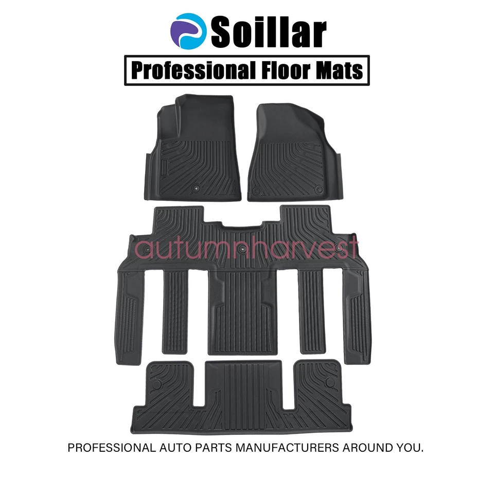 Alfombrillas forro para GMC Acadia Buick Enclave 2011 2012 2013 2014 2015 2016 2017 Foto 2 de 4