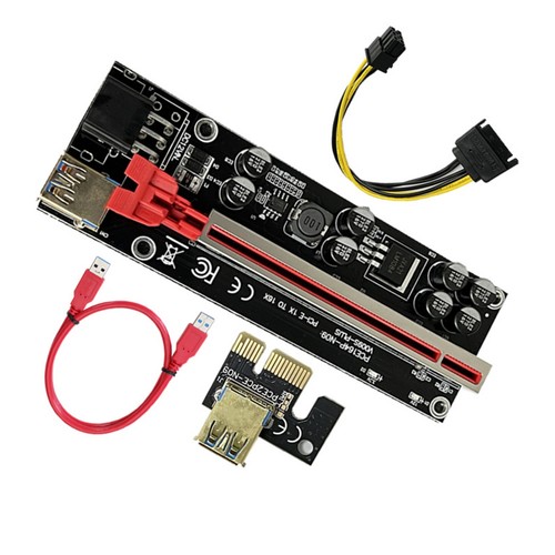 Carte Riser VER009S Plus PCI-E 009S Plus PCIE X1-X16 4 broches 6 broches US3802 - Photo 5/5