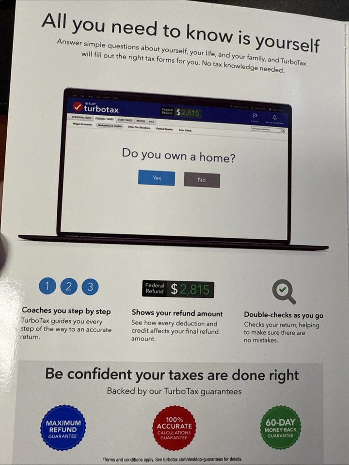 ⚡ NEW Turbotax Deluxe 2022 Federal Returns E-File + State PC/Mac CD/Download⚡ - Image 2 of 4