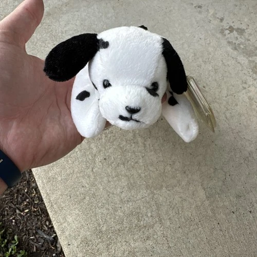 Ty Beanie Baby Dotty The Dog Mint with Tags - Rare 1996 Vintage Plush