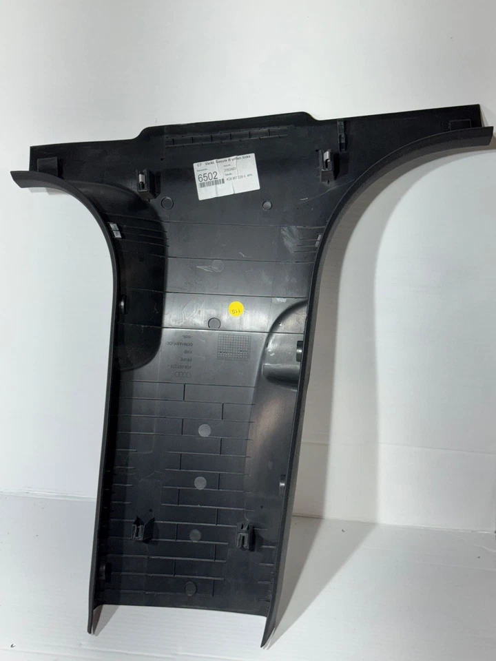 12-17 Audi A7 Quattro lado del conductor izquierdo inferior B pilar moldura negro OEM Foto 2 de 3