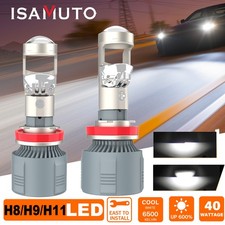 40w H8 H9 H11 Led Projector Lens Bulb Kit High Low Beam Headlight Canbus 6500k