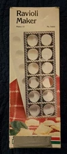 Villaware Ravioli Makes 12 With Plate & Tray For Homemade Italian Pasta NO. 5400