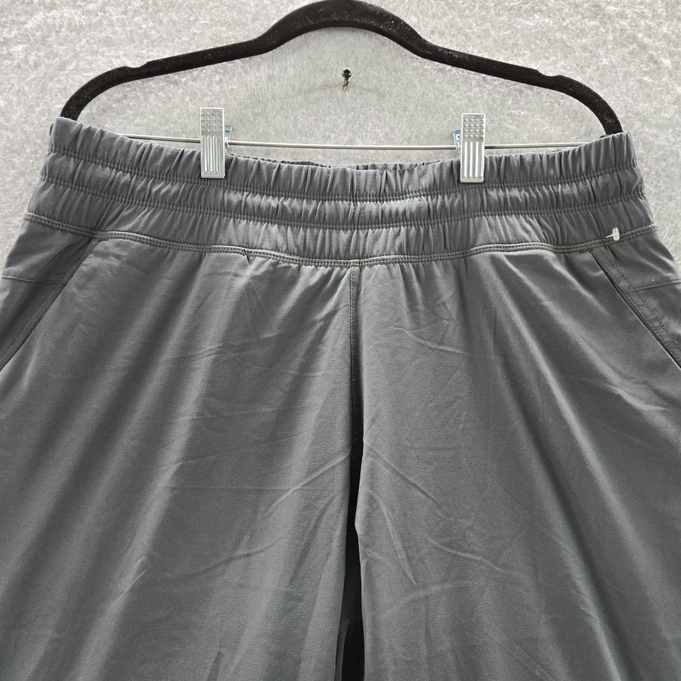 Calça jogger masculina Free Fly Activewear L cinza costura interna 29" - Imagem 4 de 4