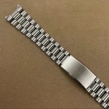 Unbranded Stainless Steel Solid Watch Bracelet/watchband 20mm Curved end