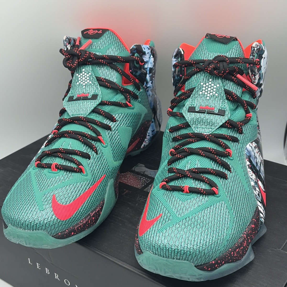Size 10 - Nike LeBron 12 Xmas Akron Birch for sale online | eBay