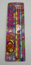 Vintage 1989 Lisa Frank Pencil Set - Teddies NWT New In Package