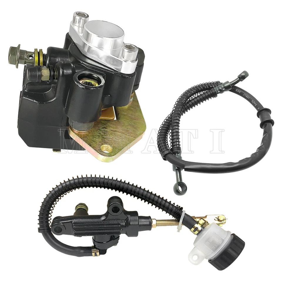 Kit de pinza de freno trasero y cilindro maestro y manguera para Yamaha Banshee 350 1987-2006 Foto 3 de 4