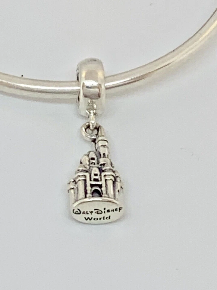 Authentic Pandora  Disney Park Cinderella Castle Charm WITH BOX #28 - Image 3 of 4