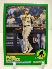 DARIEL LOPEZ #/75 GREEN 2022 Topps Heritage Minor League BORDER #200 Pirates