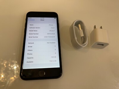 Apple iPhone 7 - 128GB - Black (Unlocked) A1778 (GSM) | eBay