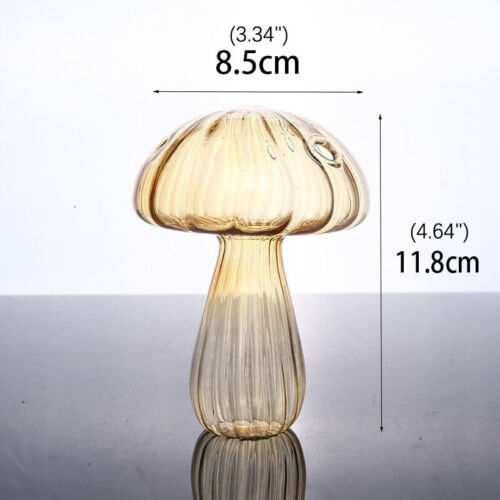 Mushroom Glass Vase Aroma Bottle Creative Home 'Hydroponic Flower Table - Picture 4 of 19
