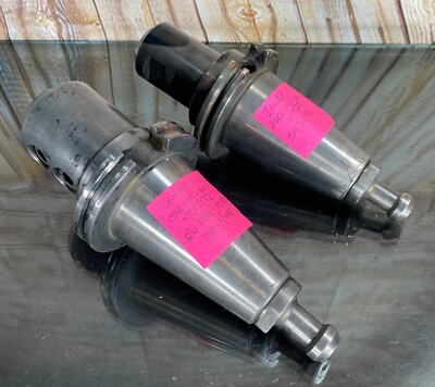 Briney CAT50 Solid End Mill Tool Holder 1'' V50EC-100-400  +  1.25'' V50E-125-400
