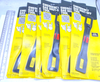 Ready America Lot of 7 Emergency Main Gas Shut-Off Tool 3333 NIP