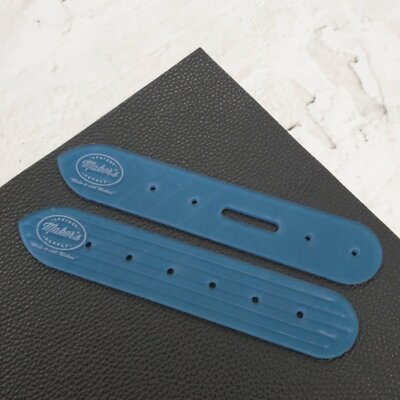Maker's Leather Supply Belt End Template Set