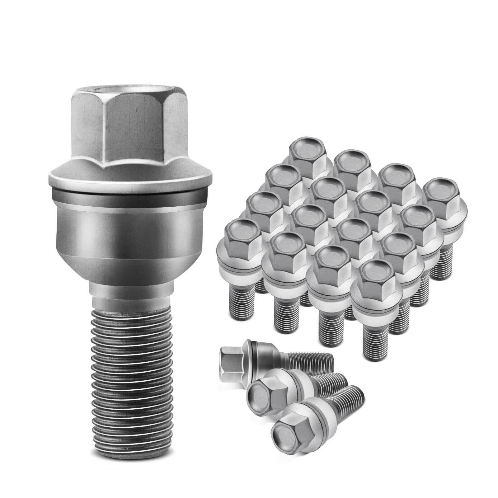 20x M14x1.5 Wheel Lug Nut Stud Bolt for Audi Q5 Q3 Quattro Q7 A8