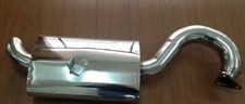 Stainless Steel Phat Boy Muffler For Merged Exhaust Empi 3703 Stainless Steel Phat Boy Muffler For Merged Exhaust Empi 3703