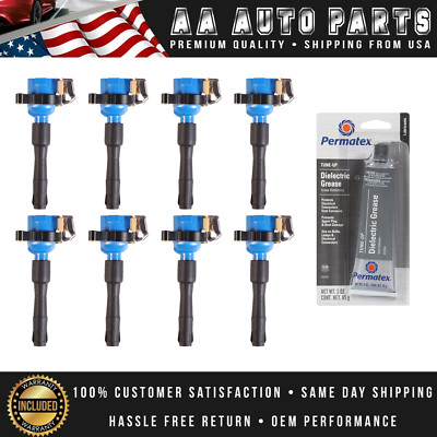 High Performance Ignition Coil + Tune Up Grease for BMW 328i 528i 740Li Z3 UF354