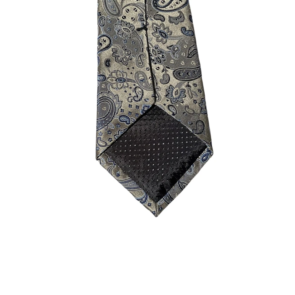 Corbata para hombre GEOFFREY BEENE 100 % seda, patrón cachemir oficina elegante Foto 3 de 4