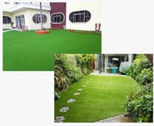 Artificial Grass Synthetic Lawn Rug Fake Turf Mat Polypropylene Lawn32.8x6.56ft