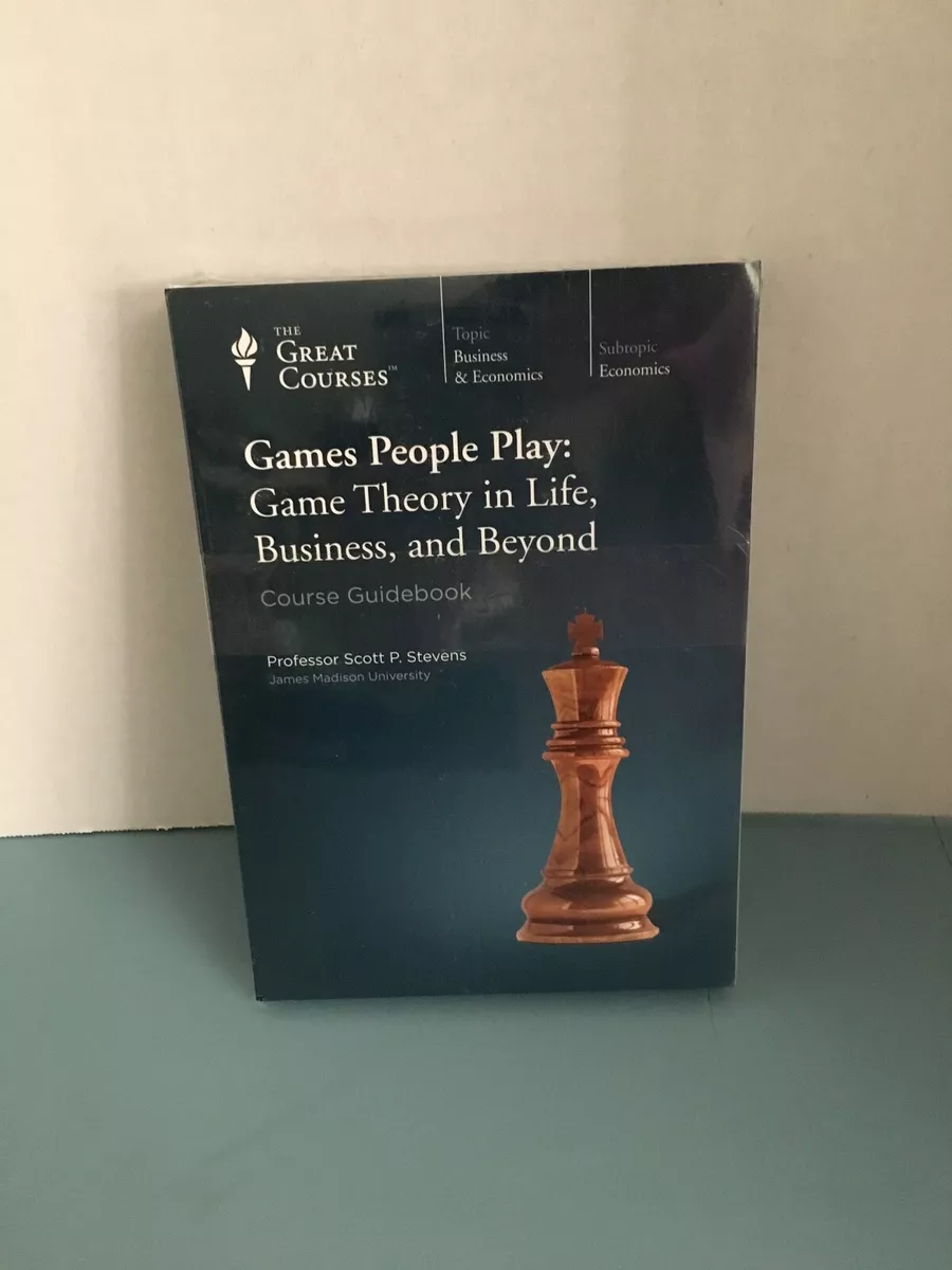 Great Courses - Games People Play: Game Theory - 4 DVD Set & Books - ED22-39