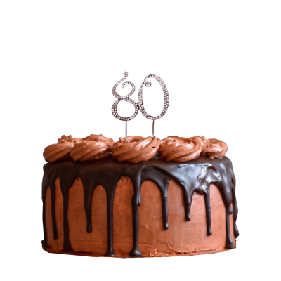 Strass Birthday Cake Topper Numéro Pick Rose Joyeux Anniversaire Royaume-Uni de qualité supérieure