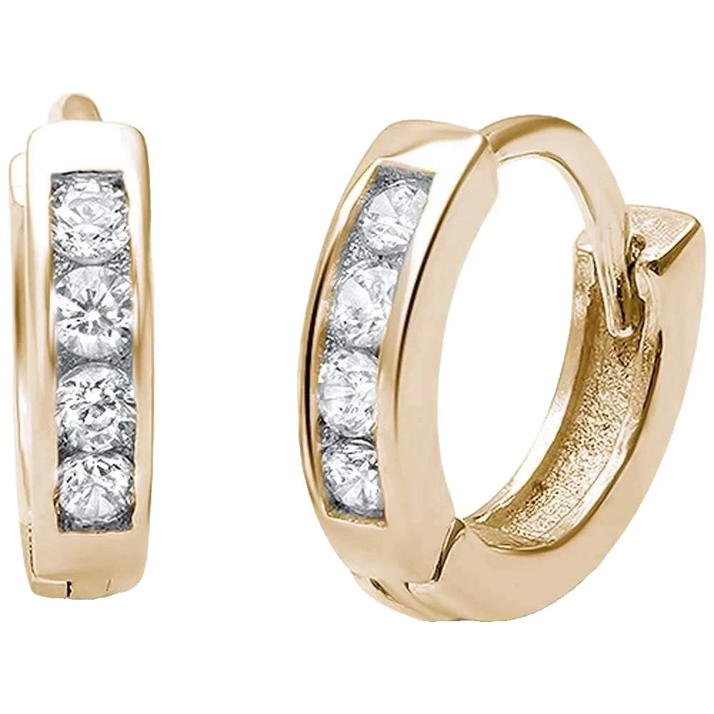 Pendientes con Pasador de ópalo Oro Rosa Moda