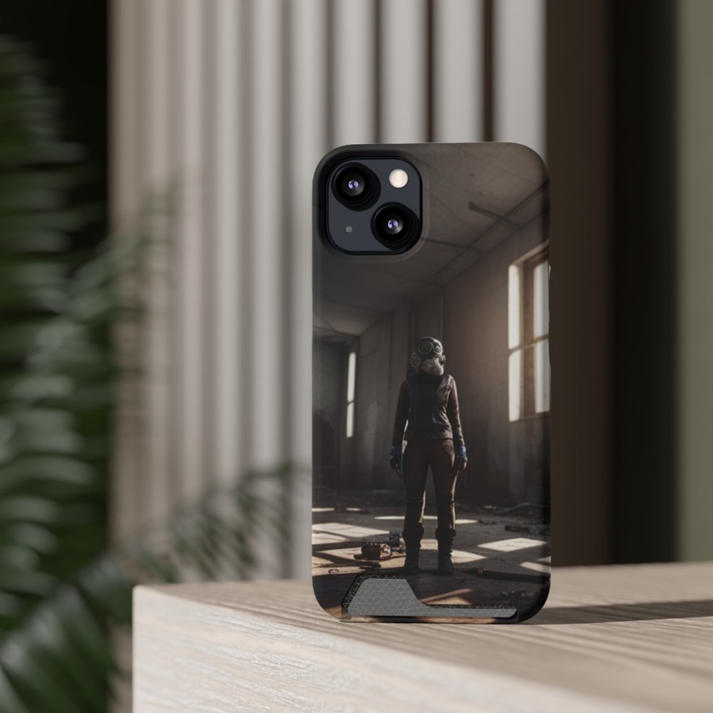 Slim Protective Phone Case with Built-in Card Holder  