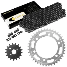 Black Drive Chain And Sprocket Kit for Suzuki GSX-R1300R Hayabusa 1300 1999-07