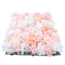 6 Pieces Artificial Flower Wall Panel 40x60cm For Wedding Party Stage Background