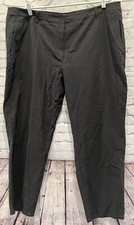 NWT Eileen Fisher Women s Dark Gray Organic Cotton Hemp Blend Pockets Pants 24