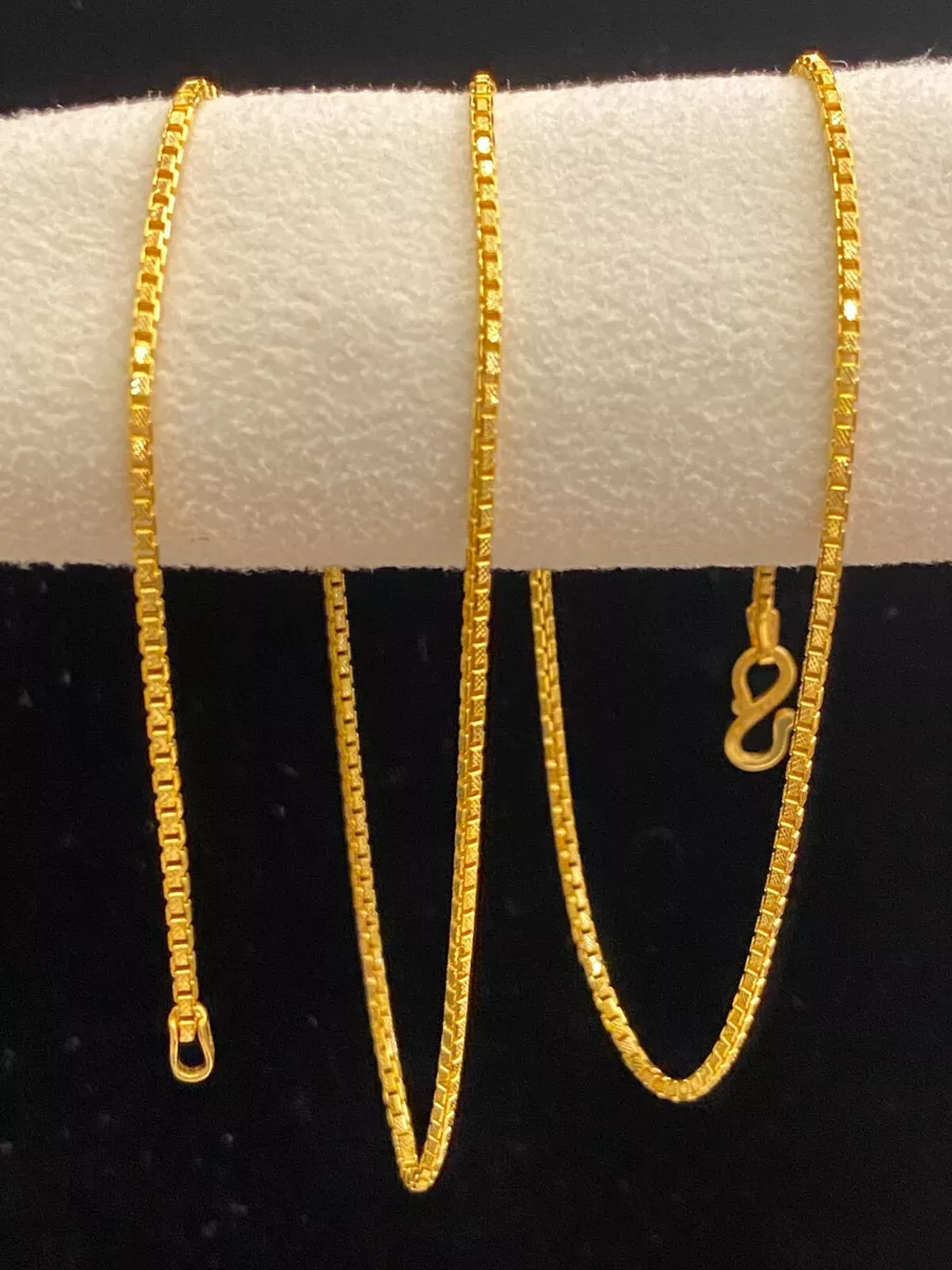 Necklace box deals chain