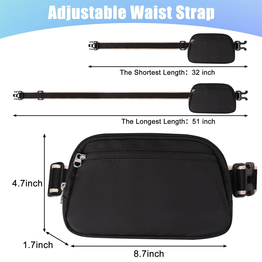 Belt Bag for Women Men Fanny Pack Crossbody Bags for Women Trendy Fashion Wai... Belt Bag for Women Men Fanny Pack Crossbody Bags for Women Trendy Fashion Wai...