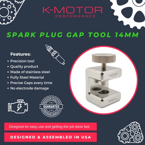K-MOTOR Engine Spark Plug Gap Tool - 14mm - 第 6 张/共 6 张