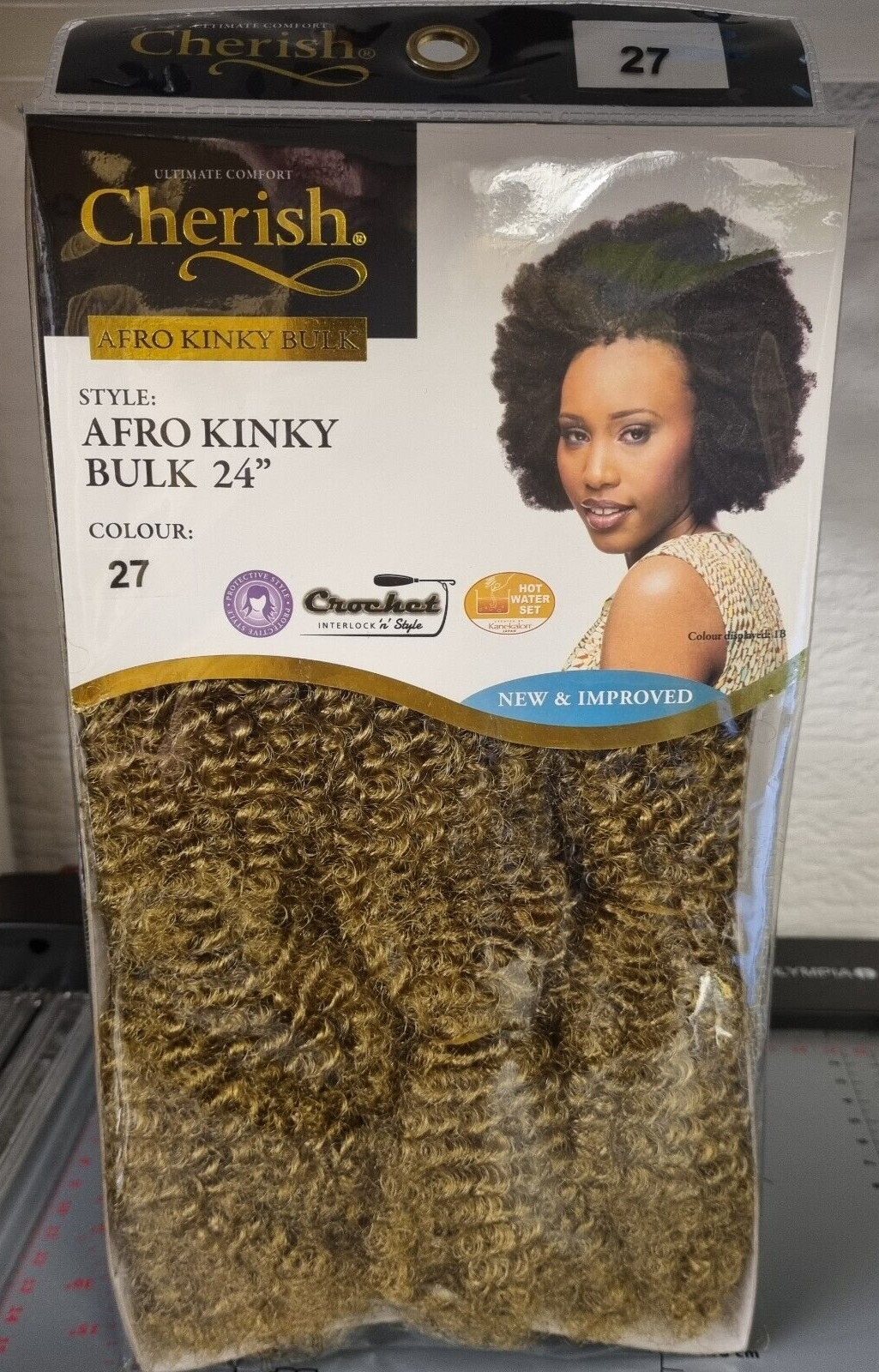 Cherish afro kinky bulk 24 color 27