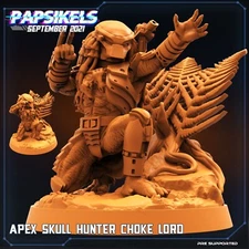 Apex Skull Hunter Choke Lord A Papsikels Miniature AvP, Predator